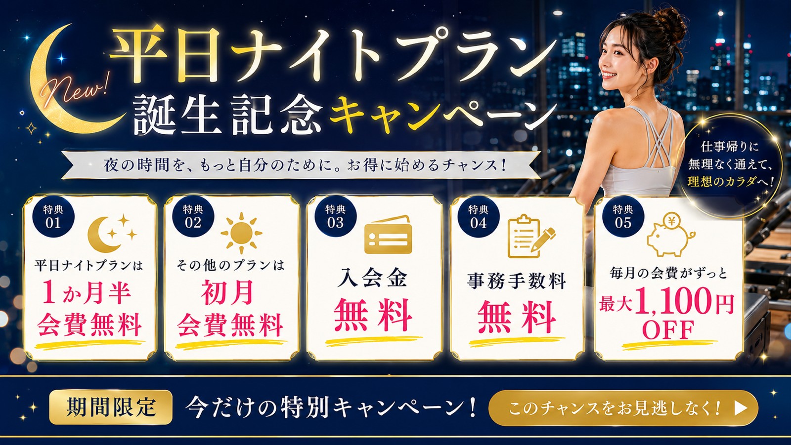 ナイトプラン誕生キャンペーン